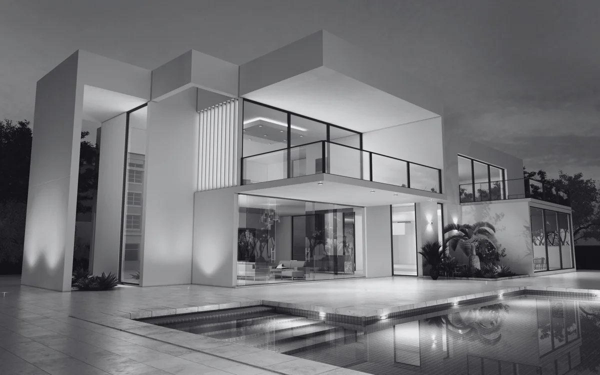 Modern home and pool from the Osa Tropical Properties case